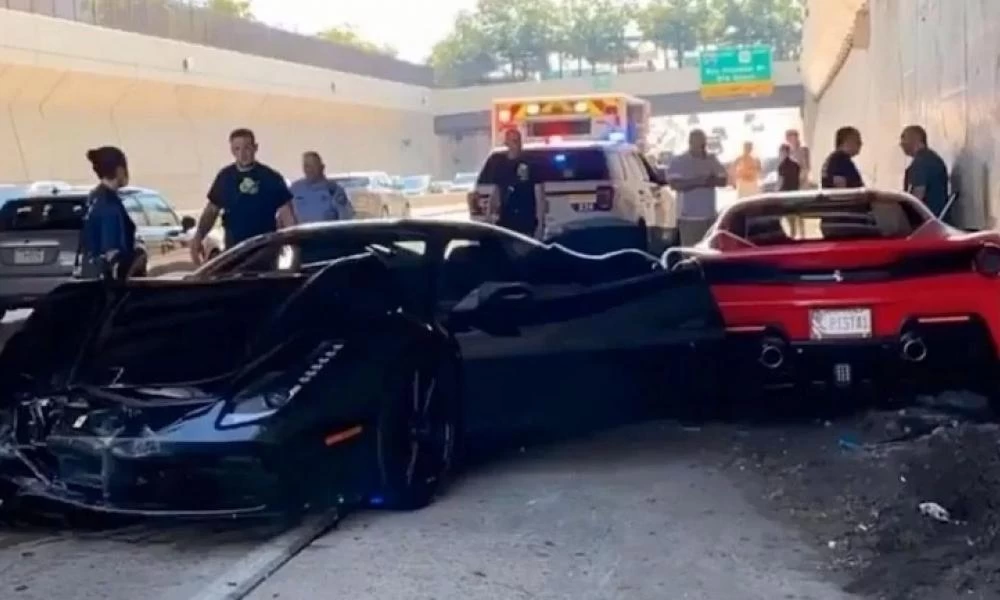 ΗΠΑ: Τροχαίο πολυτελείας με τρεις Ferrari σε δημόσιο δρόμο